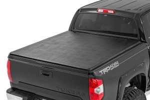 Toyota Tundra Soft Tri-Fold Bed Cover - Rough Country - Tri-Fold - '07-'24 Toyota Tundra Soft Tri-Fold Bed Cover - Rough Country - Tri-Fold - '07-'24